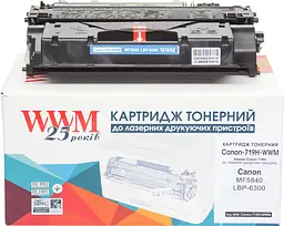 Картридж тон. WWM для Canon MF5840, LBP-6300 аналог Canon 719H Black ( 6500 ст.) (Canon-719H-WWM)