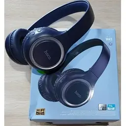Навушники Hoco W41 Charm 2-в-1 повнорозмірні із слотом microSD сині 6931474789273 - мініатюра 3