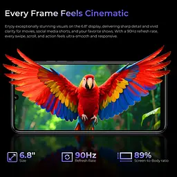 Смартфон Oukitel C6 5G 6.8" HD+ /12GB/512GB/ Dimensity 6300 /5150mAh/ 50+5Мп / Purple - мініатюра 7