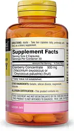 Натуральна добавка Mason Natural Cranberry Highly Concentrated, 60 капсул - мініатюра 2