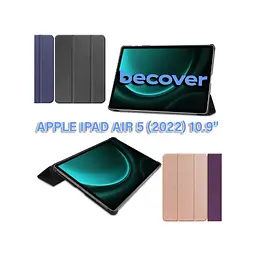 Чохол до планшета BeCover Smart Case Apple iPad Air 5 (2022) 10.9" Dark Green (710772) - мініатюра 8