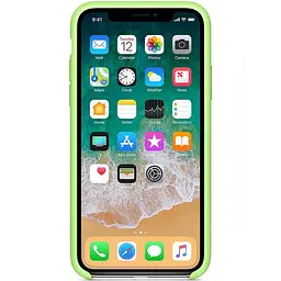Чохол-накладка Toto Silicone Case Apple iPhone X/XS Green - мініатюра 2