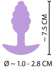 Анальна пробка Cuties Plugs Purple Orion 42-05568400000 98278 - мініатюра 2