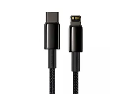 Кабель Baseus Tungsten Gold USB-C to Lightning 2m Black (CATLWJ-A01) [82115] - мініатюра 2