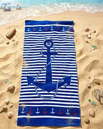 Рушник пляжний Dushka Home Print 9 40951 70х140 см