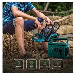 Портативна зарядна станція V-TAC VT606 230 В, 500 Вт, 26,2 А·год, 568 Вт·год - мініатюра 7