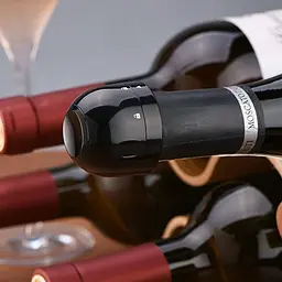 Вакуумна пробка для шампанського Semi Champagne Stopper, Black - мініатюра 5