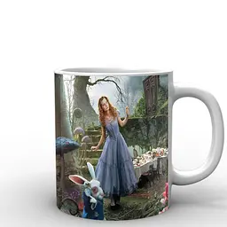 Кухоль GeekLand Аліса в країні чудес Alice in Wonderland ліс чудес AW.02.003 330 мл білий - мініатюра 3