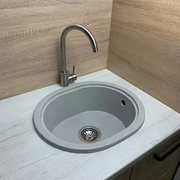 Кухонна мийка Adamant Circum 500x425x180 світло-сірий 627223, Сірий - мініатюра 3