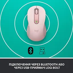Миша Logitech Signature M650 L Wireless Mouse Rose (910-006237) - мініатюра 5