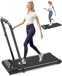 Складна бігова доріжка YXT002 Black 8 км/год, до 150 кг, з пультом, тиха, двигун 3.0 - мініатюра 2