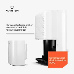 Осушувач повітря Klarstein DryFy 10л (10046366) - мініатюра 5