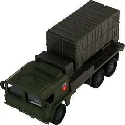 Машинка TechnoDrive серії Шеврони Героїв "РЕАКТИВНАЯ СИСТЕМА ЗАЛПОВОГО ВОГНЮ - "96 ЗРБр"