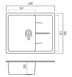 Кухонна мийка Platinum 6250 ZIRKONE (SP000040786) - мініатюра 8