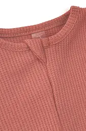 Комбинезон на молнии и шапочка-тюрбан для девочки Burgundy - миниатюра 4