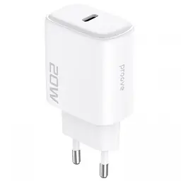 Зарядний пристрій Proove Silicone Power 2 20W (Type-C) + Cable Type-C to Lightning (1m) white (WCSP22010002) - мініатюра 3