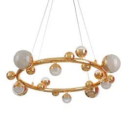 Люстра Brille молекула підвісна LED 44W WW+NW+CW G (BL-795S/12) - мініатюра 5