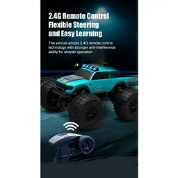 Машинка на радіокеруванні JJRC C8816 Amphibious Off-Road Blue [142522] - мініатюра 3