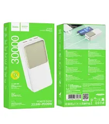 Портативна батарея Power Bank Hoco J136B Sirui 22.5W+PD20W 30000mAh White - мініатюра 2