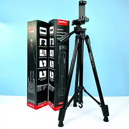Штатив NeePho NP-3180 для зйомки 50-136см з тримачем Black - мініатюра 4