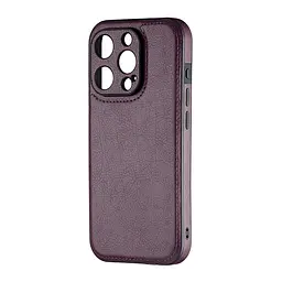 Чохол Jinduka Leather Protected Camera iPhone 15 Pro Purple