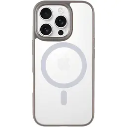 TPU+PC чохол Blueo Skin Friendly Frosted with MagSafe для Apple iPhone 16 Pro Max (6.9) Сірий / Grey