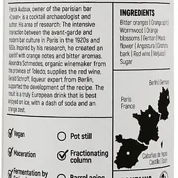 Аперитив Freimeisterkollektiv Orange Bitters 19.4% 0.5 л - мініатюра 3
