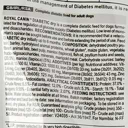 Сухий корм для дорослих собак Royal Canin Diabetic при цукровому діабеті 1.5 кг - мініатюра 4