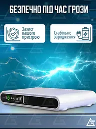 Джерело безперебійного живлення 8800 мА-г 5/9/12V USB Біле (5255404736) - мініатюра 7