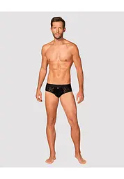Чоловічі труси Obsessive Azmeron Jockstrap S/M чорний - мініатюра 5