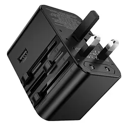 Мережевий зарядний пристрій Hoco AC32 2 USB/3 Type-C PD 45W чорний - мініатюра 6