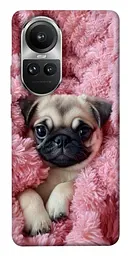 TPU чохол Demsky Мопс у ніжностях для Oppo Reno 10