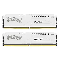 Оперативна пам'ять Kingston Fury 64GB (2x32GB) DDR5 5200MHz Beast White (KF552C36BWEK2-64)