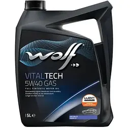 Моторна олива Wolf VITALTECH 5W40 GAS 5л (8326097)
