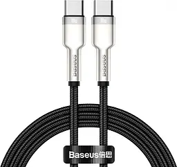 Кабель Baseus Cafule Series Metal Data Cable Type-C to Type-C 100W 2m Black