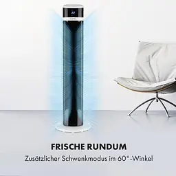 Мобільний кондиціонер вентилятор Klarstein Icetower Smart (10035832) - мініатюра 6