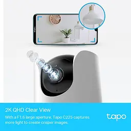 Панорамна домашня Wi-Fi камера Tapo C225 TP_LINK - мініатюра 2