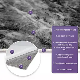 Самоклеюча стінова PET плитка Sticker Wall 600х300х2мм SW-00002310 - мініатюра 2