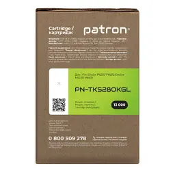 Тонер-картридж Patron Kyocera Mita TK-5280K black Green Label (PN-TK5280KGL) - мініатюра 4