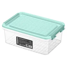 Харчовий контейнер Ardesto Fresh 2.8 л, пластик, прямокутна, блакитний (AR1306B)