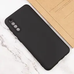 Чохол TPU GETMAN Liquid Silk Full Camera для Samsung Galaxy A50 (A505F) / A50s / A30s Чорний / Black - мініатюра 4