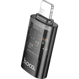 Перехідник Hoco UA36A Lightning Male to USB-C Female OTG Black [140335] - мініатюра 3