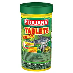 Корм для акваріумних риб зі спіруліною в таблетках Dajana Bottom Tablets 100 мл/50 г