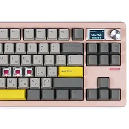 Клавіатура Epomaker Shadow-S Wisteria Linear Pink механічна бездротова (SHS-P-WL) - мініатюра 6