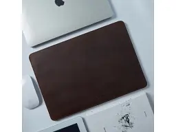 Чохол для ноутбука InCarne Gamma Plus MacBook Air 15 2023-2025 (класична шкіра) коричневий (gamma-plus-brown-air-15) - мініатюра 4