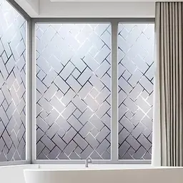 Плівка вітражна декоративна Supretto Rhombus 200×60 см, самоклейна, з УФ-захистом