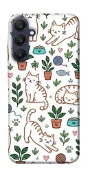 TPU чохол Demsky Cats pattern для Samsung Galaxy A25 5G