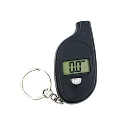 Манометр (тестер тиску шин) цифровий LCD дисплей чорний (G0001637) - мініатюра 5