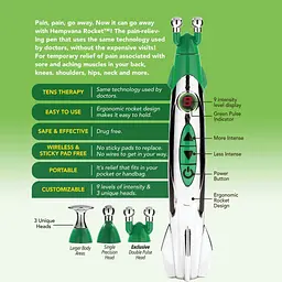 Портативний електронний масажер Elite Massage Rocket ∙ Ручний імпульсний масажер Elite Massage Rocket для зняття болю - мініатюра 5