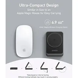 Бездротовий зарядний пристрій Anker MagGo 3-in-1 Qi2 Black (A2918) [162989] - мініатюра 5
